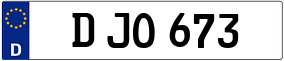 Truck License Plate